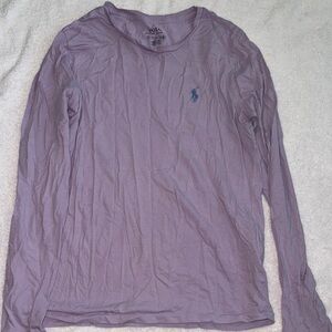 Polo by Ralph Lauren Purple Long Sleeve Tee
